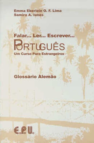 Picture of FALAR... LER... ESCREVER PORTUGUES - GLOSSARIO ALEMAO