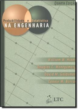 Imagem de PROBABILIDADE E ESTATISTICA NA ENGENHARIA  4ª EDICAO