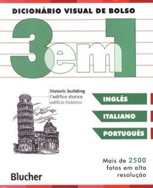 Picture of DICIONARIO VISUAL DE BOLSO - 3 EM 1 - INGLES/ ITALIANO/ PORTUGUES