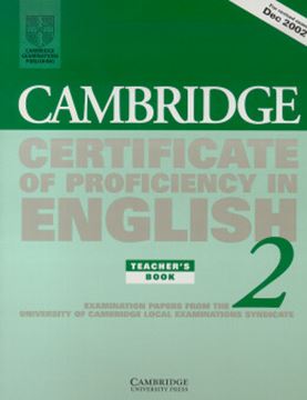 Imagem de CAMBRIDGE CERTIFICATE OF PROFICIENCY IN ENGLISH 2 - TEACHER`S BOOK