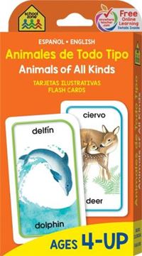 Imagem de BILINGUAL ANIMALS OF ALL KINDS - FLASH CARDS