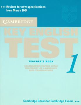 Imagem de CAMBRIDGE KEY ENGLISH TEST TEACHER´S BOOK 1
