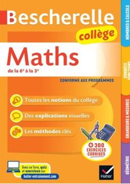 Imagem de BESCHERELLE MATHS COLLEGE (6E, 5E, 4E, 3E)