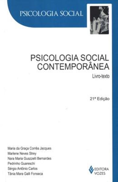 Picture of PSICOLOGIA SOCIAL CONTEMPORANEA - LIVRO - 18ª ED
