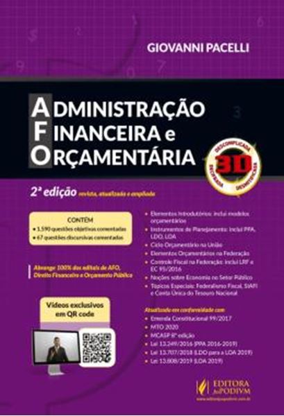 Picture of ADMINISTRACAO FINANCEIRA E ORCAMENTARIA - AFO - 2ª ED