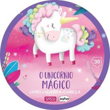 Imagem de UNICORNIO MAGICO,O: LIVRO + QUEBRA-CABECA GIGANTE
