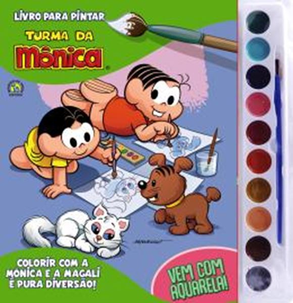 Picture of TURMA DA MONICA VOL. 6 - LIVRO PARA PINTAR COM AQUARELA