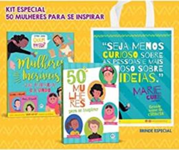 Picture of 50 MULHERES PARA SE INSPIRAR COM ECOBAG, LIVRO E JOGO