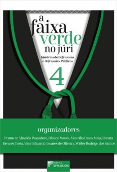Picture of A FAIXA VERDE NO JURI - VOLUME 4 - HISTORIAS DE DEFENSORAS E DEFENSORES PUBLICOS