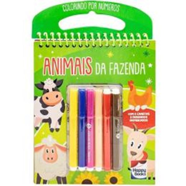 Picture of COLORINDO POR NUMEROS - ANIMAIS DA FAZENDA