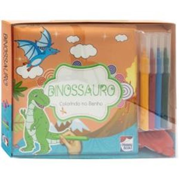 Picture of COLORINDO NO BANHO - DINOSSAURO