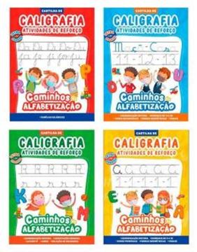 Imagem de COLECAO CALIGRAFIA E ATIVIDADES DE REFORCO - KLIT COM 4 CARTILHAS