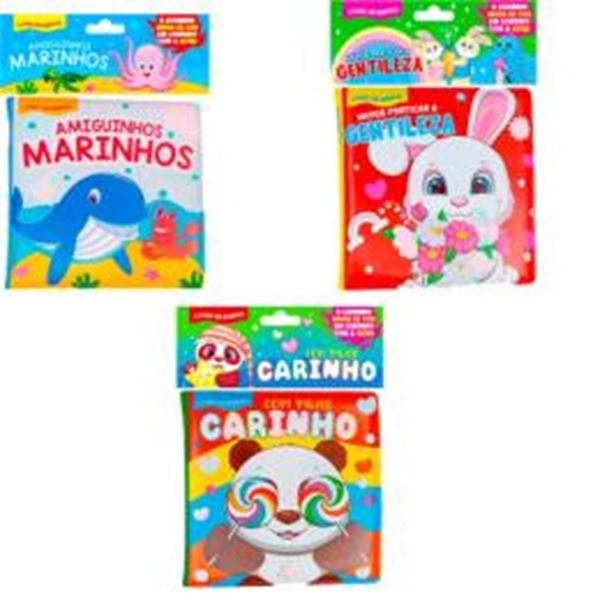 Picture of COLECAO BANHO DIVERTIDO - KIT COM 3 LIVRINHOS DE BANHO - 2ª ED