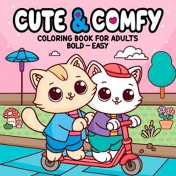 Picture of CUTE & COMFY COLORING BOOK FOR ADULTS - LIVRO DE COLORIR - BOLD-EASY - VOL. 5