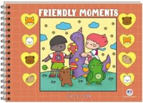 Picture of COMFY & COZY BOOKS - FRIENDLY MOMENTS - LIVRO DE COLORIR