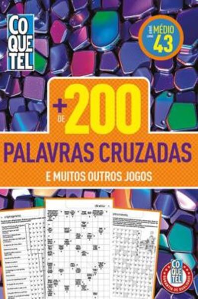 Picture of LIVRO COQUETEL + 200 PALAVRAS-CRUZADAS - LIVRO 43