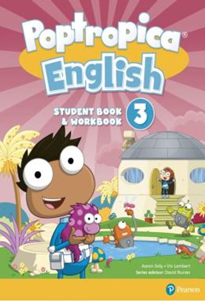 Picture of POPTROPICA ENGLISH 3 STUDENT BOOK AND WORKBOOK - COMBINED & DIGITAL RESOURCES & FAMILY GUIDE & READER